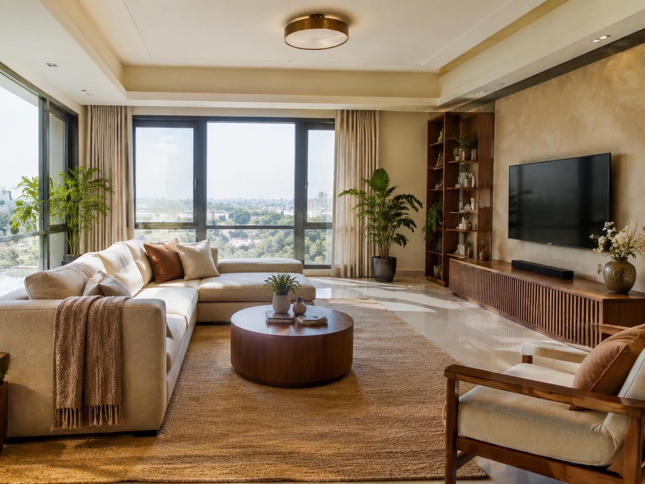 Thoughtfully designed living room